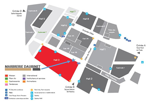 Salle de bain en marbre La Ciotat